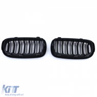 Sport-Doppelslat-Performance-Mattenfrontgrill geeignet für BMW X5 F15 X6 F16-image-6202392