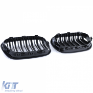 Sport-Doppelspeichen-Performance-Glanzgrill geeignet für BMW 1er Serie F20 F21 15-19-image-6192753
