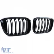 Sport-Doppelsteg-Glanzgrill geeignet für BMW X3 G01 X4 G02 17-21-image-6261300
