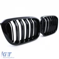 Sport-Doppelsteg-Glanzgrill geeignet für BMW X3 G01 X4 G02 17-21-image-6261301