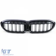 Sport-Doppelsteg-Performance-Glanzgrill geeignet für BMW 3er G20 G21 ab 2018-image-6200234
