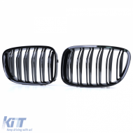 Sport-Doppelsteg-Performance-Grill glänzend geeignet für BMW 5er GT F07-image-6197252