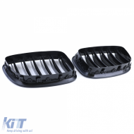 Sport-Doppelsteg-Performance-Grill glänzend geeignet für BMW 5er GT F07-image-6197256