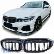 image-19-Sport-Doppelsteg-Performance-Grill glänzend geeignet für BMW 3er Reihe G20 G21 ab 18