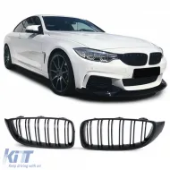 image-54-Sport double slat kidney grille performance matte suitable for 4 Series BMW F32 F33 F36