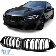 image-45-Sport double-slat performance gloss grille suitable for 8 Series BMW G14 G15 G16