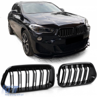 Sport double-slat performance kidney grille gloss suitable for BMW X2 F39 from 18 - ODGC6013949