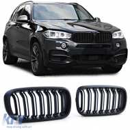image-60-Sport double-slat performance matte front grille suitable for BMW X5 F15 X6 F16