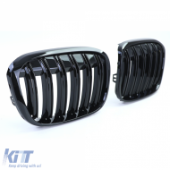 Sport dupla lamellás performance fényes hűtőrács BMW X1 F48 14-19 modellhez-image-6192756