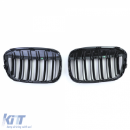 Sport dupla lamellás performance fényes hűtőrács BMW X1 F48 14-19 modellhez-image-6192761