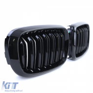 Sport dupla lamellás performance fényes hűtőrács BMW X5 F15 X6 F16 modellekhez-image-6192765