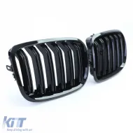 Sport dupla lamellás performance fényes hűtőrács BMW X5 E70 X6 E71 modellekhez-image-6202403