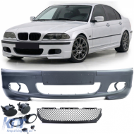 Sport front bumper + ABE + smoke fog lights for BMW E46 sedan touring - ODFBB6015343