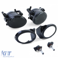 Sport front bumper + ABE + smoke fog lights for BMW E46 sedan touring-image-6210214