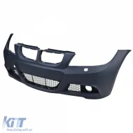 Sport front bumper facelift look + grille suitable for 3 Series BMW E90 E91 05-08-image-6278320