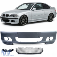 Sport front bumper with ABE for 3 Series BMW E46 Sedan Touring LCI 2001-2005
