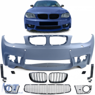 Sport front bumper with ABE + grille fits BMW 1 Series E81 E82 E87 E88 04-13 - ODFBB6013505