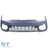 Sport front bumper with grille and LED fog lights for VW Golf 8 including GTI from 19-image-6277954