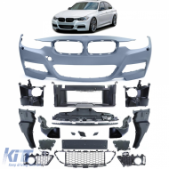 Sport front bumper with grille suitable for 3 Series BMW F30 Sedan F31 Touring 11-15