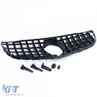 Sport front bumper with grille suitable for Mercedes GLC SUV X253 15-19-image-6264119