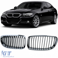 Sport front grille black chrome fits for 3 Series BMW E90 E91 2008-2012 - ODGB6015566