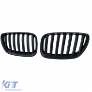 Sport front grille black fits for BMW X5 E53 1999-2003-image-6210458