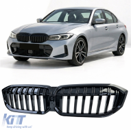 Sport front grille black gloss suitable for 3 Series BMW G20 G21 LCI from 2022 - ODGB6015336