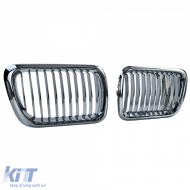 Sport front grille chrome fits for 3 Series BMW E36 Facelift 1996-2000-image-6210675