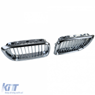 Sport front grille chrome fits for 3 Series BMW E36 Facelift 1996-2000-image-6210676