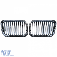 Sport front grille chrome fits for 3 Series BMW E36 Facelift 1996-2000-image-6210677