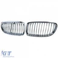 Sport front grille chrome fits for 3 Series BMW E90 E91 2008-2012-image-6211241