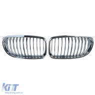 Sport front grille chrome fits for 3 Series BMW E90 E91 2008-2012-image-6211242