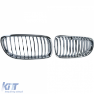 Sport front grille chrome fits for 3 Series BMW E90 E91 2008-2012-image-6211243