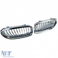 Sport front grille chrome fits for 3 Series BMW E90 E91 2008-2012-image-6211244