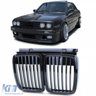 Sport front grille gloss black for 3 Series BMW E30 1982-1994 - ODGB6014311