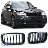 image-7-Sport front grille gloss black for BMW X5 F15 X6 F16 2013-2019