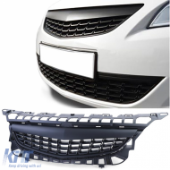 Sport front grille without emblem black for Opel Astra J 5-door 09-12 - ODGO6012455