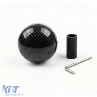 Sport gear knob Spirit carbon look for VW Golf 2 3 Jetta Polo 86C 6N Corrado-image-6209439