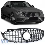 image-33-Sport grille black chrome fits for Mercedes E W213 S213 C238 A238 16-20