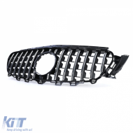 Sport grille black chrome fits for Mercedes E W213 S213 C238 A238 16-20-image-6257176