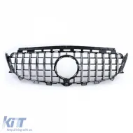 Sport grille black chrome fits for Mercedes E W213 S213 C238 A238 16-20-image-6257178