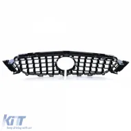 Sport grille black chrome fits for Mercedes E W213 S213 C238 A238 16-20-image-6257179