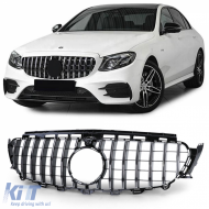Sport grille black chrome fits for Mercedes E W213 S213 C238 A238 16-20
