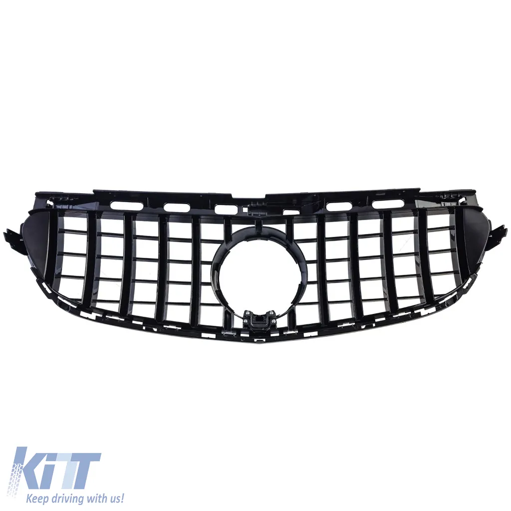 Sport grille black chrome fits for Mercedes E W212 S212 Facelift 13-16