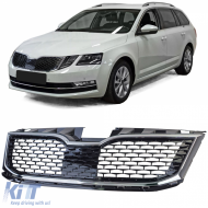 Sport grille black chrome fits for Skoda Octavia 5E Facelift 17-20 - ODGS6014423