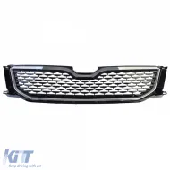 Sport grille black chrome fits for Skoda Octavia 5E pre-facelift 12-17-image-6268317