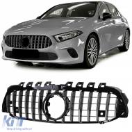 Sport Grille Black Chrome for Mercedes A Class W177 V177 18-24 - ODGM6013861