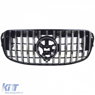 Sport grille black chrome for Mercedes GLS X167 from 2023-image-6210864