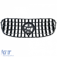 Sport grille black chrome for Mercedes GLS X167 from 2023-image-6210869