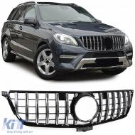 Sport grille black chrome suitable for Mercedes ML W166 11-15 - ODGM6012469